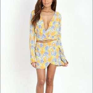 NWT ✨For Love & Lemons Tropical Skirt Size XS